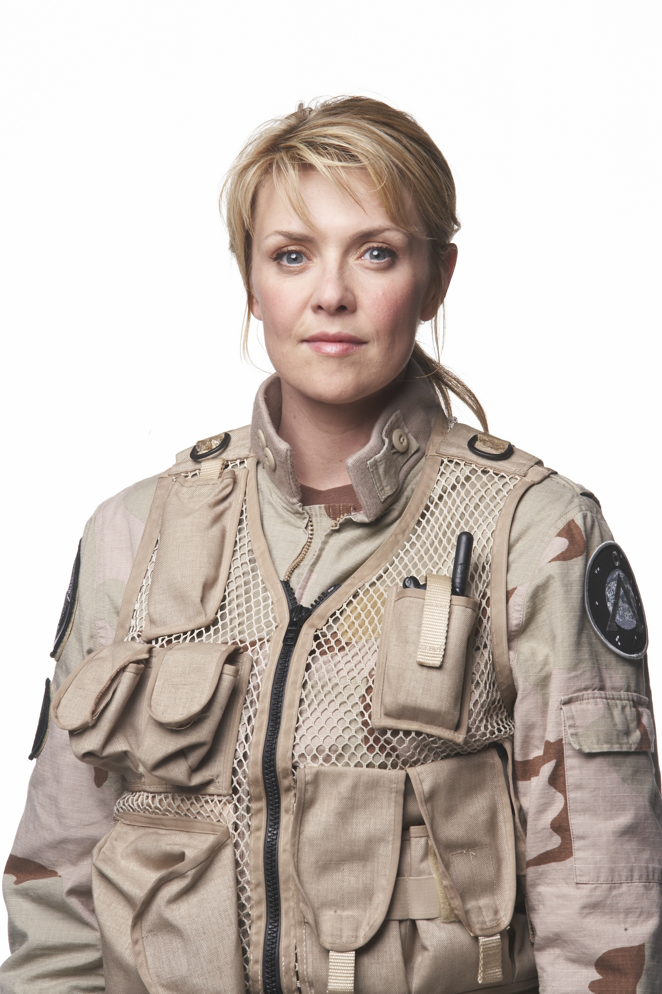 Stargate SG-1 Amanda Tapping as Samantha Carter in Green 