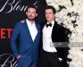 HOLLYWOOD, CALIFORNIA - SEPTEMBER 13: (L-R) Evan Williams and Xavier Samuel attend Netflix's "Blonde" Los Angeles premiere at TCL Chinese Theatre on September 13, 2022 in Hollywood, California. (Photo by Jon Kopaloff/Getty Images)