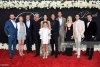 HOLLYWOOD, CALIFORNIA - SEPTEMBER 13: (L-R) Evan Williams, Cassidy Lange, Netflix Director of Film Content, Ted Sarandos, Netflix Co-CEO and Chief Content Officer, Andrew Dominik, Ana de Armas, Lily Fisher, Adrien Brody, Scott Stuber, Netflix Vice President, Global Film Content Acquisition, Sara Paxton, Xavier Samuel, and Ryan Vincent attend the Los Angeles Premiere Of Netflix's "Blonde" on September 13, 2022 in Hollywood, California. (Photo by Charley Gallay/Getty Images for Netflix)