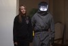 9-1-1: LONE STAR: L-R: Guest star Amy Acker and Rob Lowe in the “Prince Albert in a Can” time period premiere episode of 9-1-1: LONE STAR airing Monday, March 21 (9:00-10:00 PM ET/PT) on FOX. © 2022 Fox Media LLC. CR: Jordin Althaus/FOX.